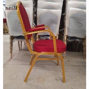 Satış yüksek kaliteli ticari mobilya istiflenebilir basit rahat kol dayama ziyafet parti otel sandalyeleri - Product Image 2