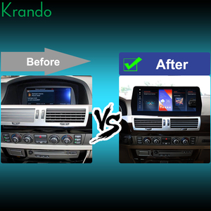 Kim cương 12.3 inch xe đơn vị đứng đầu cho BMW 7 Series E65 E66 2004-2009 Android Navigation GPS autoradio không dây Carplay 4 gam Sim Thẻ - Product Image 2