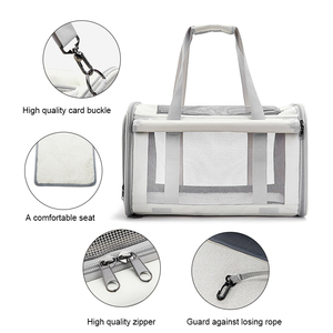 2025 sang trọng vật nuôi tàu sân bay Tote Túi Chất lượng cao Oxford vật liệu tùy chỉnh in mô hình thoáng khí nhỏ và lớn con chó an toàn Túi - Product Image 4