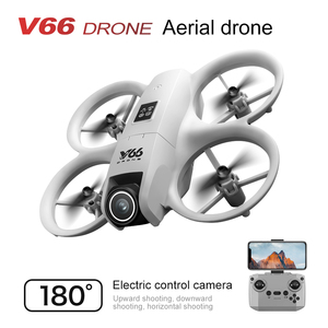 V66 Optische Flow Positionering Drone Hd Grensoverschrijdende Opvouwbare Afstandsbediening Vliegtuigen Intelligent Obstakel Vermijden Esc Speelgoed - Product Image 4