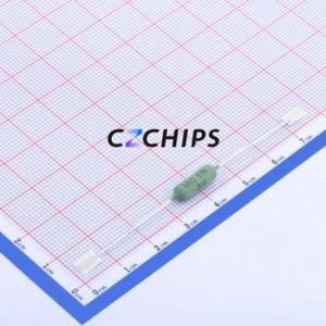 Résistance traversante AC03000001008JAC00, composant traversant (THT), D4.8xL13mm, bobinée, 1 Ohm, 5%, 3W - Product Image 1