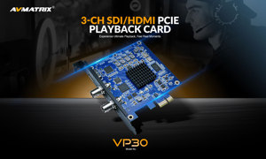 Tarjeta de Reproducción Profesional SDI HDMI PCIE de 3 Canales, 1080p 60fps, Baja Latencia, para VMix OBS, Producción en Vivo, Estudio - Product Image 2