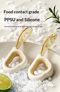Ensemble fourchette et cuillère pour bébé ESTICK - Silicone de qualité alimentaire, design simple pour <span class=keywords><strong>les</strong></span> enfants d'un an, vaisselle pour l'autonomie alimentaire - Product Image 6