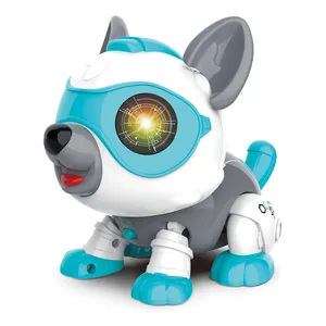 Educatieve Diy Montage Voice Control Elektronica Robot Hond Speelgoed Met Bone