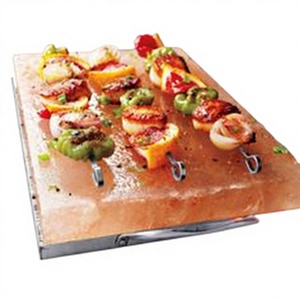 Premium Quality 2025 Himalayan Salt Cooking Slab Plates <b>Tray</b> <b>circle</b> Shape Salt Block Carved Technique for Home Decoration - Product Image 1