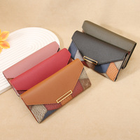 Dompet Koin Tipis Minimalis Korea Terbaru 2025 dengan Kancing Vintage