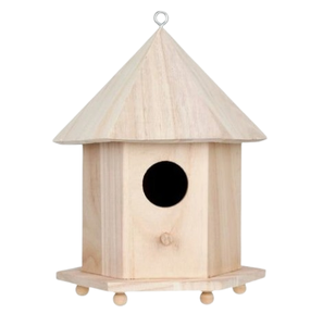 กรงนกแขวนสำหรับตกแต่งในบ้านโรงแรมกรงนกไม้บ้านสัตว์เลี้ยง - Product Image 6