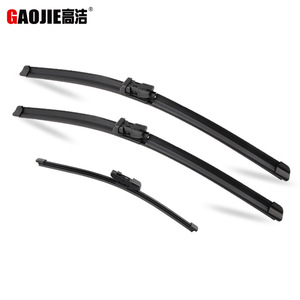 Balais d'essuie-glace sans cadre Gaojie pour Volkswagen Golf 6 2009-2012, caoutchouc synthétique, angle de raclage de 180 degrés - Product Image 2
