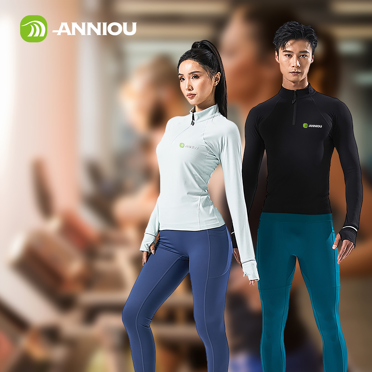 Wholesale Unisex Autumn Winter Stand-Up Collar Half-Zip Sports Shirts Windproof Quick-dry Long-sleeved Fitness Yoga Sweatshirts