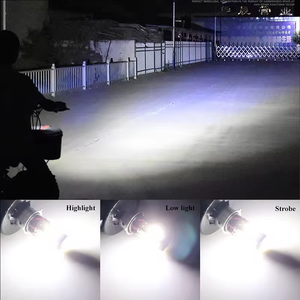 ไฟสปอร์ตไลท์ LED สำหรับมอเตอร์ไซค์ 6 ด้าน COB พร้อมเลนส์ 10 ชิ้น สำหรับไฟตัดหมอก-อุปกรณ์ตกแต่งมอเตอร์ไซค์ - Product Image 6