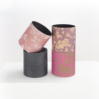 Vente en gros boîte d'emballage en tube de papier avec logo imprimé personnalisé boîte d'emballage de fleurs boîte-cadeau