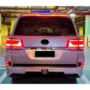 Car Rear Trunk Spoiler Wing Spoiler Rear Spoiler With LED <b>Light</b> for Toyota Land Cruiser LC300 2022 Body Kit Car <b>Accessories</b> - Product Image 3