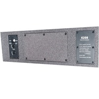 K208 Enceintes Line Array double 8 pouces, passives en bois, avec aimants néodyme, dimension 18 pouces, impédance 4 8 ohms, audio haute résolution, 500W/2000W, pour scène