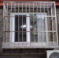 Ventanas de Seguridad Europeas de Hierro Forjado y Acero Inoxidable para Uso Residencial y Comercial