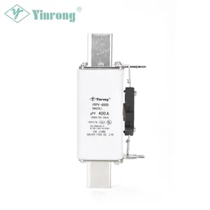 Yinrong DC 1000V PV Blade Solar Fuse Photovoltaic Ceramic Fuses Link For Combiner Box 125A/160A/200A/250A/315A/350A/400A