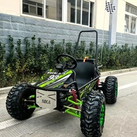 EGS 1000 W 48 V 20 Ah Kart Électrique Buggy pour Enfants Adultes Frein à Disque Transmission par Arbre Double Suspension à Bras Triangulaire Pneus Tout-Terrain 40 km