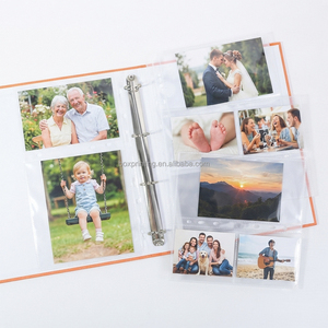 Álbum de Fotos Recargable Autoadhesivo con Fundas Transparentes y Páginas con Anillas para Recuerdos Familiares y Decoración del Hogar - Product Image 1