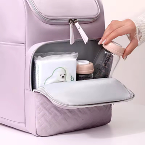Hochwertiger Wasserdichter Modischer Tragbarer Isolierter Polyester-Rucksack Neue Großraumige Mutter-<span class=keywords><strong>Baby</strong></span>-Reisetasche - Product Image 5