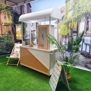 Carrito de Dulces Personalizado en Oferta, Carrito de Café Móvil, Carrito de Café Plegable para Tiendas de Comida y Comercios Minoristas - Product Image 6