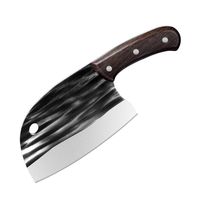 Couteau de cuisine oriental de haute qualité en acier inoxydable 3Cr13 forgé, couteau à découper les os, couteau à poisson pour les restaurants, 15,8 cm