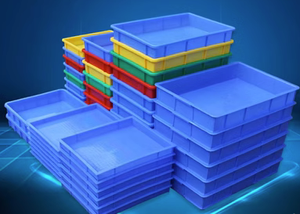 Endüstriyel taşınabilir plastik sandık enjeksiyon kalıplı ev ofis ve depo depolama için istiflenebilir kutu yedek parça ile geri dönüştürülebilir - Product Image 4