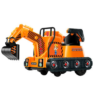 Auto de Juguete para Niños de 4 Ruedas con Batería, Excavadora Giratoria de 360° y Control Remoto para Edades de 2 a 13 Años, Unisex - Product Image 1