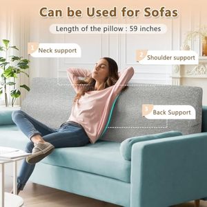 Çıkarılabilir kapak başlık üçgen kama yastık kraliçe büyük Bolster arkalığı okuma yatakta oturmak için yastıklar - Product Image 5