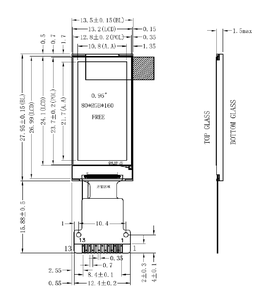 Nhà cung cấp cung cấp 0.96 inch <span class=keywords><strong>TFT</strong></span> hiển thị 80x160 RGB panel màn hình st7735s <span class=keywords><strong>4</strong></span>-wire SPI nhỏ đầy đủ màu sắc tinh thể lỏng hiển thị st7789 - Product Image 4