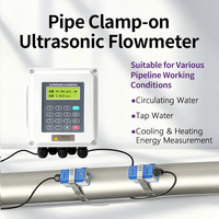 Medidor de Flujo de Líquido Ultrasónico Digital de Alta Precisión, No Invasivo, con Tecnología de Energía Térmica, Tipo Clamp-On, de Proveedor Líder