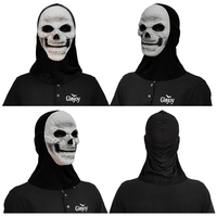 Máscara de Látex Call of Duty, Diseño de Calavera, Disfraz de Diablo, para Halloween, Cosplay, Fiestas, Accesorios de Terror, Personalizable