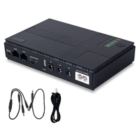 Mini UPS de 30000 mAh, 12 V, Salida de 12 V y 24 V, 110 V para Equipos de Internet y Energía Solar