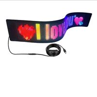 Panneau matriciel LED RGB USB personnalisable Pixel Pattern Text Animation Display Signage pour ascenseur intérieur/extérieur Car Smart Digital