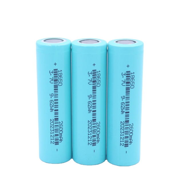 18650 Battery Cells  Rechargeable 18650 2600mAh 3.7V  Lithium-Ion Battery Cells Cylindrical Product Category