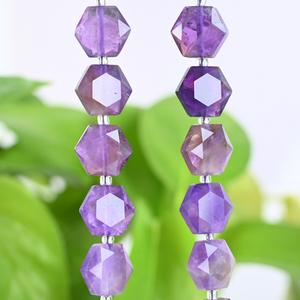 Wholesale Natural Crystal Loose Beads Faceted Gemstone Hexagram Shape Beads for Jewelry Making - Product Image 6