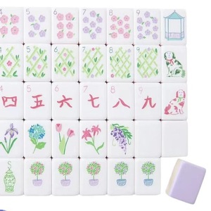 En stock Nouveau Set de Mahjong américain en acrylique cristallin 30mm 166 pièces, gravé et imprimé, avec mélangeur manuel, pour l'exportation aux États-Unis, livraison rapide - Product Image 5