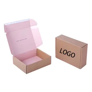 China Advanced Technology Luxury Custom Box Design Clothing Packaging Pink Mailers Boxes