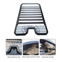 Rails universels de levage affleurants en alliage d'aluminium pour barres de toit de voiture Installation facile d'échelle de camping-car Plate-forme de support d'échelle arrière