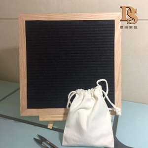 Tableau en feutre gris chêne <span class=keywords><strong>10x10</strong></span> pouces avec support peint et 360 lettres blanches à suspendre au mur – Vente chaude - Product Image 2