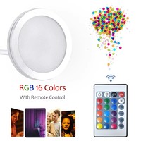 Lampe Palet RGB Bambu Lab avec Télécommande, LED Rechargeable USB, Lumière pour Imprimante 3D, Éclairage Fin Sous-Meuble et Plan de Travail