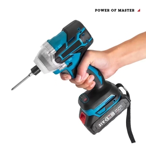 Avvitatore <span class=keywords><strong>a</strong></span> Impulsi Industriale Senza Fili 21V, Alta Coppia, Luce LED, Ergonomico, Ricaricabile, Utensile Elettrico per Riparazioni Pesanti - Product Image 4