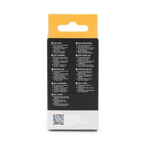 Ampoule LED A60 E27 6W, filament transparent, faible consommation, longue durée de vie ; idéale pour l'éclairage décoratif et d'ambiance en - Product Image 2