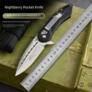 Cuchillo Recto de Acero Inoxidable Nightingale G10, para Supervivencia al Aire Libre, Camping, Defensa Personal, Hoja Afilada Portátil, OEM - Product Image 1