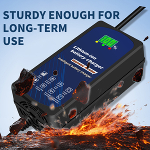 Cargador con indicador de energía de 73V5A, adecuado para bicicletas eléctricas y motocicletas, batería de <span class=keywords><strong>litio</strong></span> completamente cargada y desactivada - Product Image 6