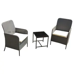 High Quality Garden Outdoor Textilene Wrapping Furniture Aluminum Frame Upholstered Fabric Chair Set