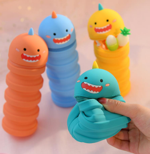 Papeterie créative <span class=keywords><strong>Vosan</strong></span> VS100, trousses à crayons en silicone télescopiques, petits jouets dinosaures - Product Image 4