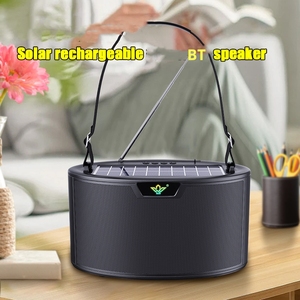 Altavoz Portátil <span class=keywords><strong>SO</strong></span>-558 con Iluminación de Impacto para Altavoz de 5.3 Pulgadas, Resistente al Agua IPX4, Elegante, Compatible con Tarjeta de Memoria Digital, Altavoz de Radio con Energía Solar - Product Image 2