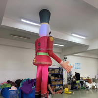 Modèle géant gonflable personnalisé de Casse-Noisette, personnage de Noël, pour affichage et décoration de centres commerciaux et festivals de fin d'année