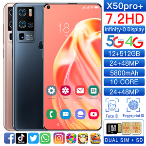 สมาร์ทโฟนรุ่นใหม่ล่าสุด <span class=keywords><strong>X50</strong></span> <span class=keywords><strong>PRO</strong></span> 12GB+512GB หน้าจอ AMOLED 7.2 นิ้ว ระบบปฏิบัติการ Android 10.0 รองรับ 4G พร้อมระบบปลดล็อคด้วยใบหน้าและลายนิ้วมือ - Product Image 6