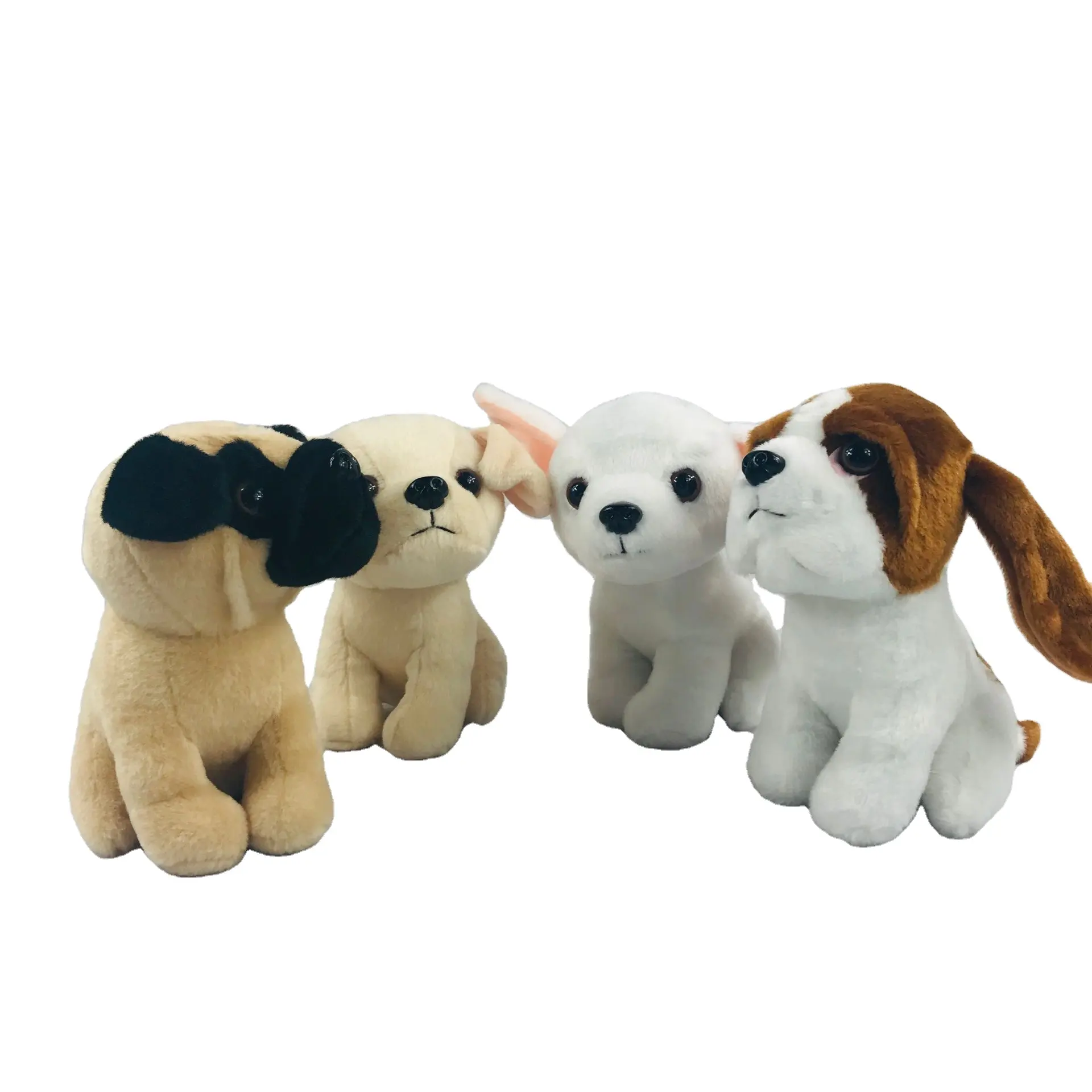 Oem personalizzato simpatico animale Mini cane peluche natale animali di peluche