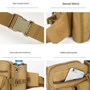 Riñonera táctica para caza al aire libre, senderismo, soporte para botella <span class=keywords><strong>de</strong></span> agua, bolsa para tetera, cinturón, riñonera, bolsas, hebilla, riñonera para hombre - Product Image 2